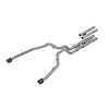 S51543CF Cat-Back Exhaust System 3 in., Dual Split Rear Exit, Race Version, Carbon Fiber Fits Select Ram 1500 - image 1