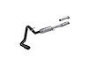 S5211BLK Cat-Back Exhaust System 3 in., Side Exit, Black Fits Select Ford F-150 - image 1