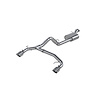 S5241304 Cat-Back Exhaust System 3 in., 2.5 in. Dual Split Rear Exit,  Fits Select Ford Bronco - image 1