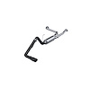 S5407BLK Cat-Back Exhaust System 2.5 in. 3 in. Side Exit, Black Fits Select Nissan Frontier - image 1