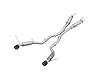 S55253CF Cat-Back Exhaust System 3 in., Dual Split Rear Exit, Carbon Fiber For 2015-2013 Jeep Grand - image 1