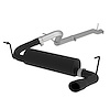 Black Series Street Exhaust System 2012-2016 Jeep Wrangler/Rubicon 3.6L - image 1