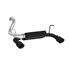 Black Series Axle-Back Exhaust System 2018-Up Jeep Wrangler JL 3.6L V6 2-Door/4-Door - image 1