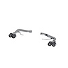 S56023CF Axle-Back Exhaust System 2.5 in., Dual Rear Exit, Muffler Bypass., Carbon Fiber For 2015-2022 Porsche Macan - image 1