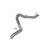 S6502409 Filter-Back Exhaust System 3 in. High Clearance Turn Down Rear Exit, For 2021-2022 Jeep Gladiator - image 1
