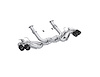 S70413CF Cat-Back Exhaust System 3 in., Quad Split Rear Exit, Active Profile, Carbon Fiber  Fits Select Chevy Corvette - image 1