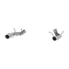 Dual Axle-Back Exhaust System 3 in., Muffler Bypass Race Version For 2011-2014 Ford Mustang - image 1