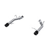 S72033CF Axle-Back Exhaust System 3 in., Dual Split Rear Exit, Carbon Fiber For 2011-2014 Ford Mustang - image 1