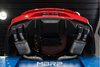 S72093CF Cat-Back Exhaust System 3 in., Dual Rear Exit, Active Exhaust. Quad, Carbon Fiber Fits Select Ford Mustang - image 3