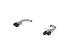 S72113CF Axle-Back Exhaust System 2.5 in., Dual Rear Exit, Quad, Carbon Fiber Fits Select Ford Mustang - image 1