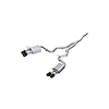 S72233CF Cat-Back Exhaust System 3 in., Quad Rear Exit, Carbon Fiber Fits Select Ford Mustang - image 1