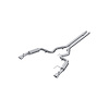 S7253AL Cat-Back Exhaust System 3 in., Dual Split Rear Exit, Race Version Fits Select Ford Mustang - image 1