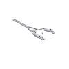 S7280304 Cat-Back Exhaust System 3 in., Dual Rear Exit, Quad Tips, Street Version Fits Select Ford Mustang - image 1