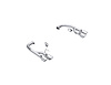 S7281304 Axle-Back Exhaust System 2.5 in., Dual Rear Exit, Quad Tips Fits Select Ford Mustang - image 1