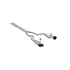 S72823CF Cat-Back Exhaust System 3 in., Dual Rear Exit, Quad Tips, Race Version, Carbon Fiber Fits Select Ford Mustang - image 1