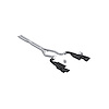 S7282BLK Cat-Back Exhaust System 3 in., Dual Rear Exit, Quad Tips, Race Version, Black Fits Select Ford Mustang - image 1