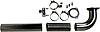 SMOKERS Stack System Filter Back Single Stack Chev/GMC Duramax - image 1