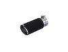T5051CF Exhaust Tip Angled Rolled End 5 in. Od, 4 in. Inlet, 12 in. Length Carbon Fiber - image 1