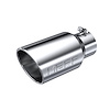 Exhaust Tip Angled Rolled End - image 1