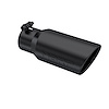 Exhaust Tip Angled Rolled End - image 1