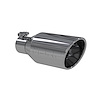 T5160 Exhaust Tip Angled Rolled End Single Wall 4.5 in. OD. 2.5 in. Inlet - image 1