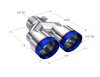 T5171BE Exhaust Tip 2.5 in. Inlet Burnt End - image 2