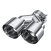 T5177 Exhaust Tip Dual Out 2.5 in. Inlet. 4.0 in. Od - image 1