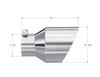 T5187 Exhaust Tip Dual Wall 5 in. OD. 3 in. Inlet - image 2