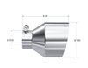 T5190 Exhaust Tip Single Wall 5 in. OD. 2.5 in. Inlet - image 2