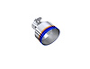 T5190BE Exhaust Tip Single Wall 5 in. OD. 2.5 in. Inlet Burnt End