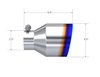 T5191BE Exhaust Tip Single Wall 4.5 in. OD. 2.5 in. Inlet Burnt End - image 2