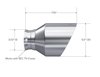 T5197 Exhaust Tip 5 in. OD, 3.03 in. Inlet, 7.7 in. in Length,  Fits Select Dodge Charger, Durango - image 3