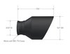 T5197BLK Exhaust Tip 5 in. OD, 3.03 in. Inlet, 7.7 in. in Length, Black Fits Select Dodge Charger, Durango - image 3