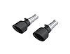 T5199BLK Exhaust Tip Set Angle Cut Dual Wall 5 in. OD., Black For 2019-2021 Ram 1500