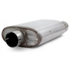 Universal Perforated Core Oval Muffler Inlet/Outlet: 3" Center/3" Dual - image 1
