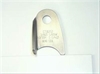 4130 1/8in THK 3/8in HOLE 3/16in HT 1 1/4 TUBE BENT UP CHASSIS TAB - QTY 2
