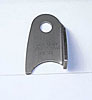 4130 1/8in THK 3/8in HOLE 3/16in HT 1 1/4 TUBE BENT DOWN CHASSIS TAB - QTY 20 - image 1