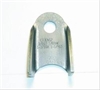 4130 1/8in THK 3/8in HOLE 3/16in HT 1 1/4 TUBE BENT CHASSIS TAB - QTY 2 - image 1