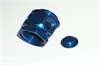-20AN O-RING BOSS PORTED EXTENTION -8AN PORTS BLUE - image 1