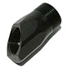 45 Degree Inlet Fitting Adapter 1" NPT Black - image 1