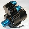 300 Series High-Flow Inline Electric Water Pump Dual Outlets - image 1