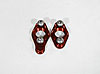 SMALL BLOCK CHEVY ADAPTERS PAIR CHROME - image 1