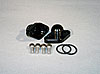 DRCE WATER PUMP PORT ADAPTERS -16AN MALE- PAIR POLISHED - image 1