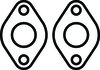 BB CHEVY FLANGE GASKET PAIR - image 1