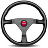 Monte Carlo Steering Wheel Black Leather - image 1