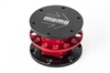 Steering Wheel Quick Disconnect Black & Red - image 1