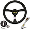 Mod N38 Steering Wheel Kit Includes Mod N38 Steering Wheel w/Black Suede Grip - image 1