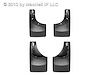 NO DRILL MUDFLAPS BLACK FORD F-150 2004-2008 NO FENDER FLARES; REAR MUDFLAP WILL NOT FIT FLARESIDE S - image 1