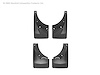 NO DRILL MUDFLAPS BLACK CADILLAC ESCALADE 2007-2013 NO FENDER FLARES - image 1