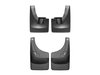 NO DRILL MUDFLAPS BLACK DODGE RAM TRUCK 1500 2009-2011 NO FENDER FLARES; A PLASTIC ROCK CHIP TRIM PI - image 3